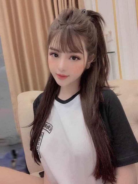 Tóc giả nữ cao cấp ❤️❤️ FREESHIP ❤️❤️ tóc mái thưa che hói 3D