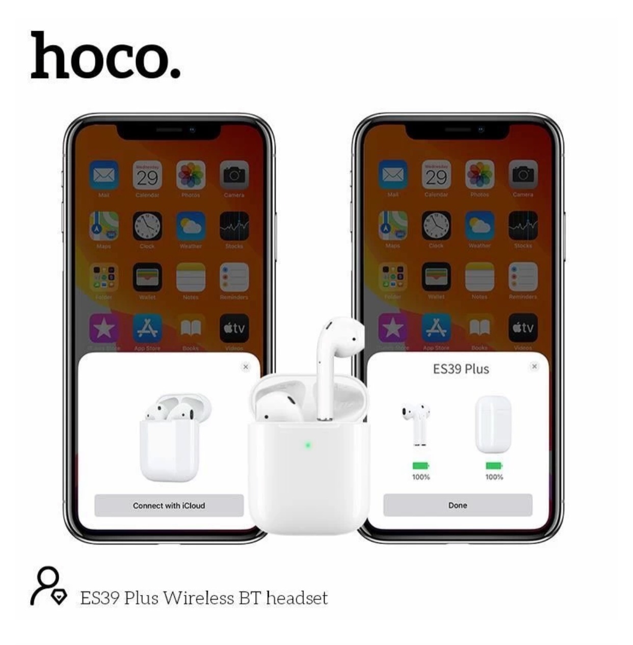 Tai Nghe Bluetooth Hoco ES39 Plus, Âm thanh êm, thiết kế gọn đẹp