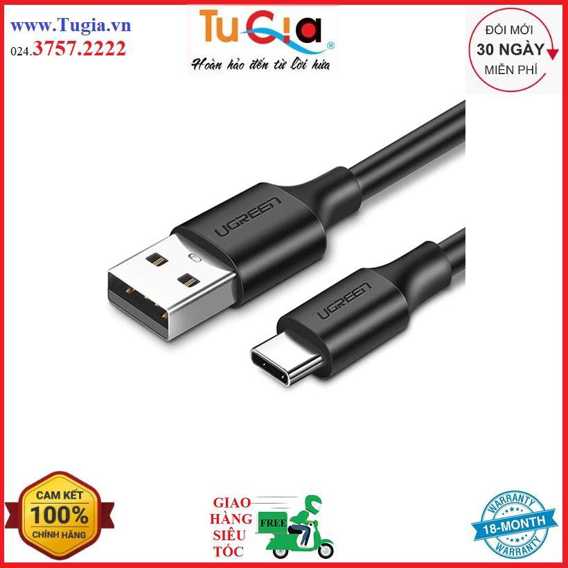 Cáp USB Type C to USB 2.0 Ugreen 60116 dài 1m - Hàng chính hãng