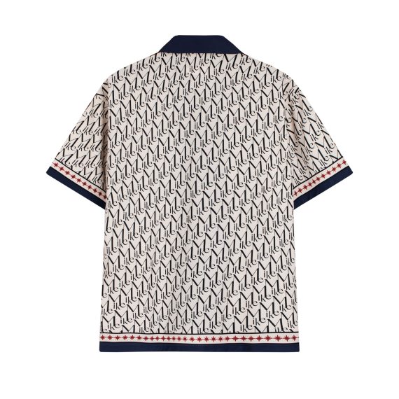 Áo sơ mi nam MIKENCO Monogram blue line shirt