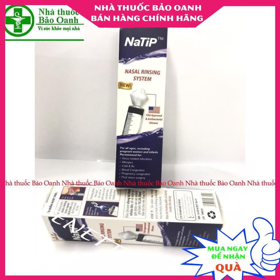 Dụng cụ rửa mũi ❤️chính hãng👍 dụng cụ rửa mũi natip ❤️