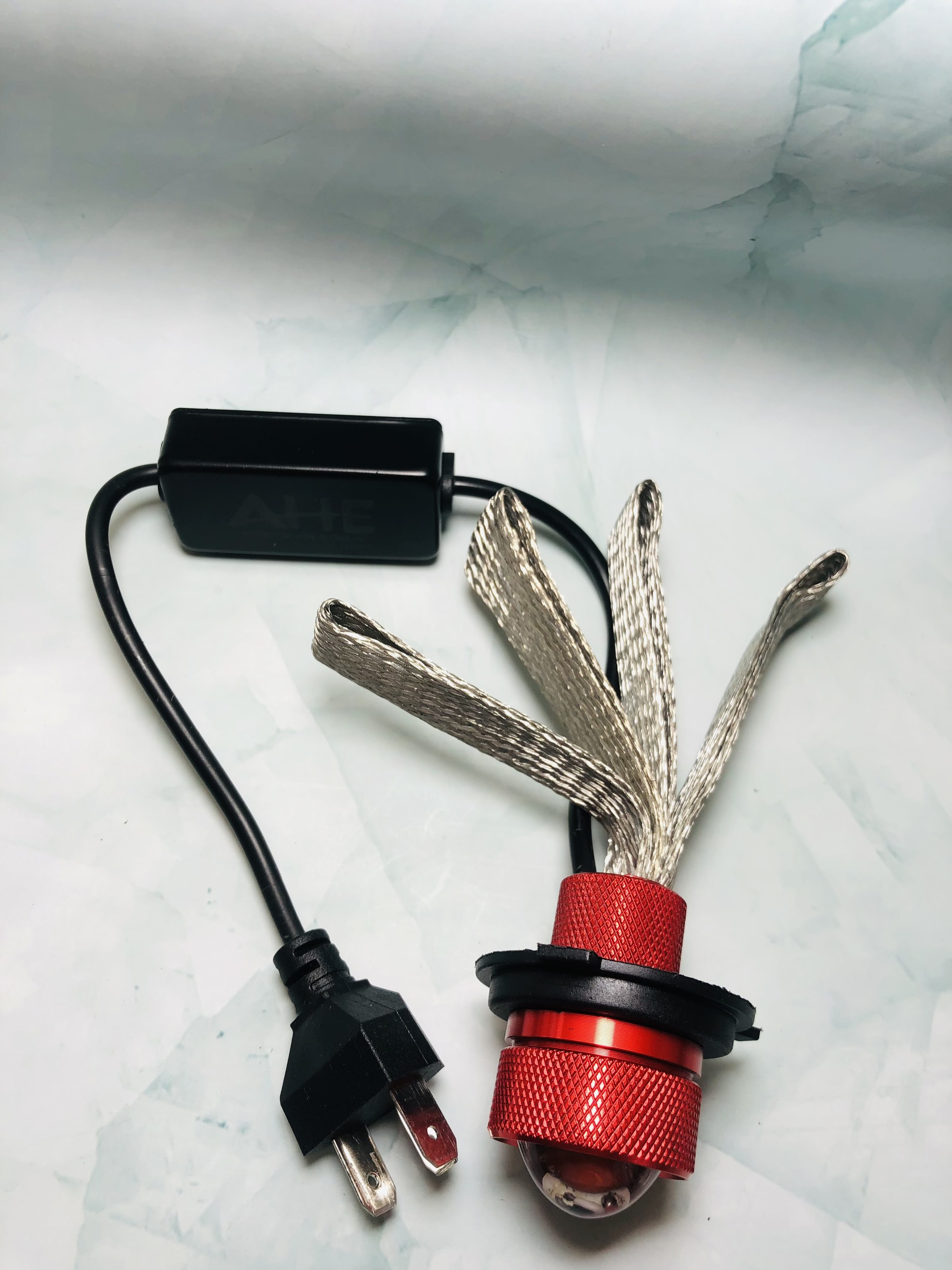 Đèn Pha Led Bi Cầu Mini Mẫu Ruby 2 Chế Độ Cos Vàng Pha Trắng