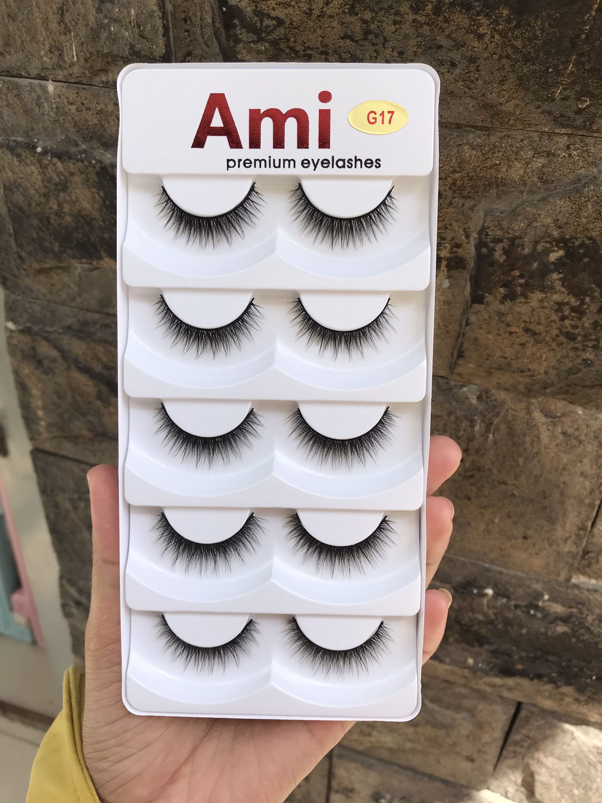 Mi giả chồn gân mềm cao cấp Ami (5 cặp/hộp)