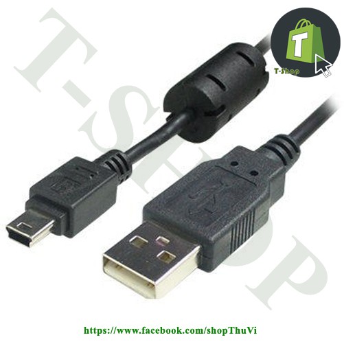 Cáp kết nối dữ liệu máy ảnh USBMini USB (dài 1.5M) có chống nhiễu