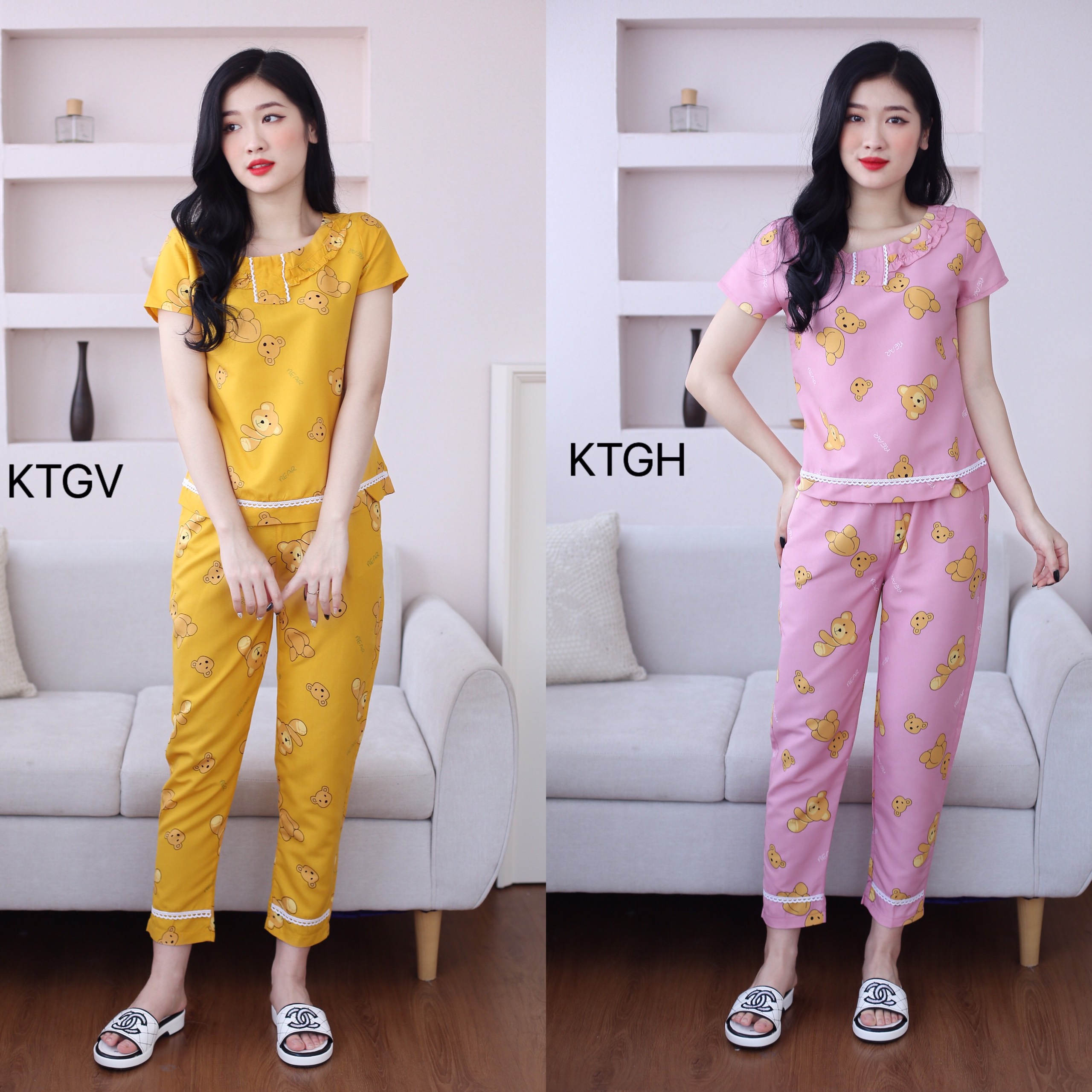 Quần áo mặc nhà, Đồ bộ mặc nhà chất Lụa thái mới