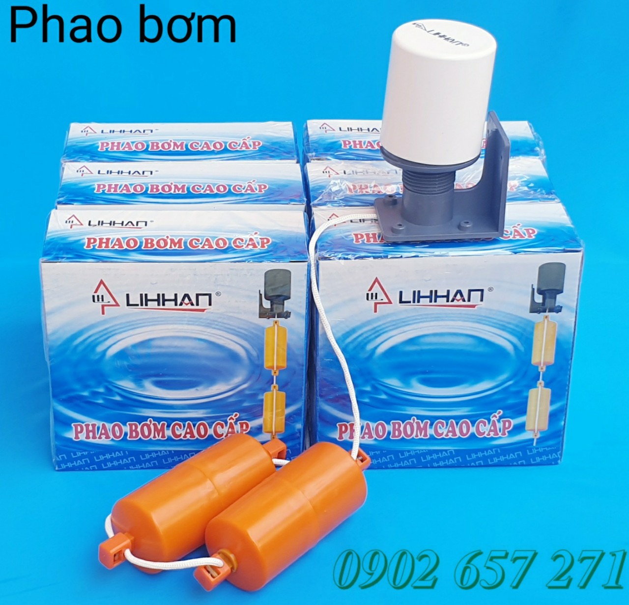 Phao điện bơm nước chống cạn chống tràn Lihhan