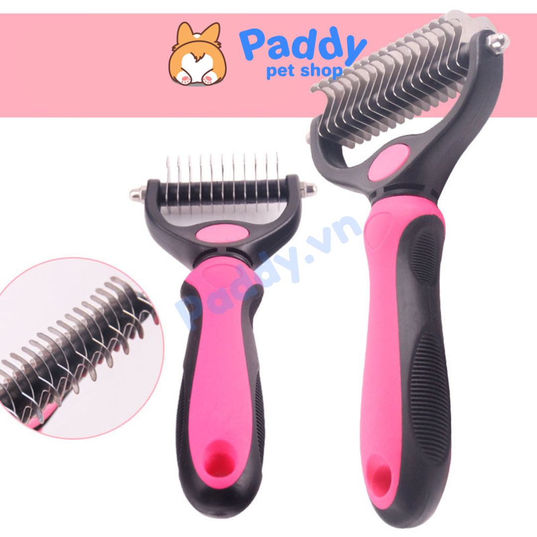 Lược Gỡ Rối Lông Chó Mèo 17cm