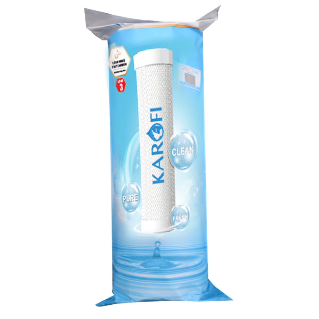 Lõi lọc thô số 123 Karofi mẫu mới 2026 - Chính hãng - Karofi Pro tăng gấp 2 công suất lọc