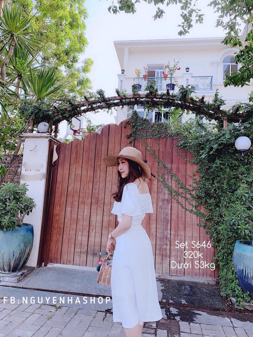 Sét đầm croptop cánh tiên áo có nút trước tay cánh dơi TTSA0111