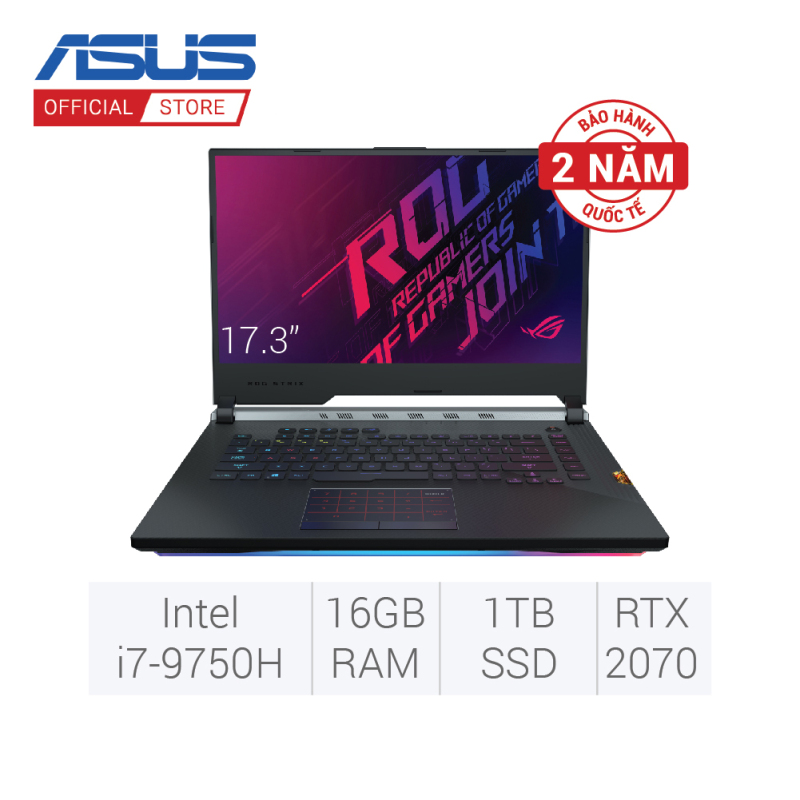 Laptop ASUS ROG Strix SCAR III G731G N-WH100T  i7-9750H  16GB  1TB  VGA RTX 2070 8GB  17.3 FHD 240Hz  Win 10