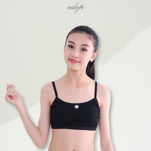 Áo lá bra học sinh cotton tăm 6059