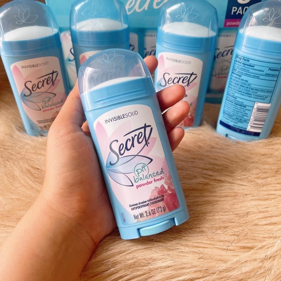 Lăn khử mùi Secret Mỹ 73g
