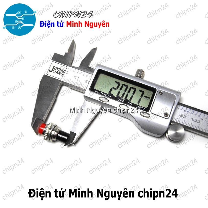 [3 cái] (G15) Nút nhấn nhả DS-314 Xanh Lá (Nút nhấn nhả Phi 10MM Xanh Lá)