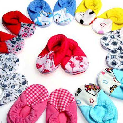 [HCM]Combo 5 Đôi Giày Vải Giữ Ấm Cho Bé Gái 2 - 8 tháng