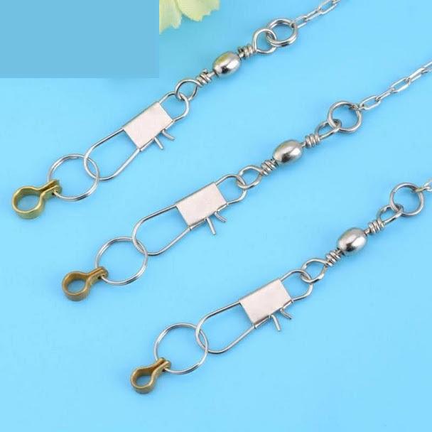 Xích móc khóa chân chim vẹt inox