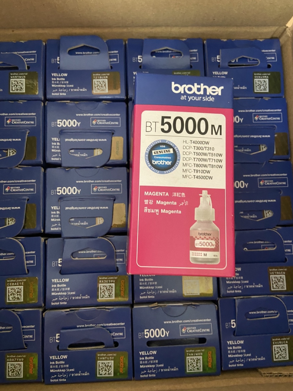 [HCM]Mực in Brother BT5000M chính hãng màu đỏ /hồng dùng cho máy in Bother DCPT310 DCPT510W DCPT710W MFCT810W MFCT910DW