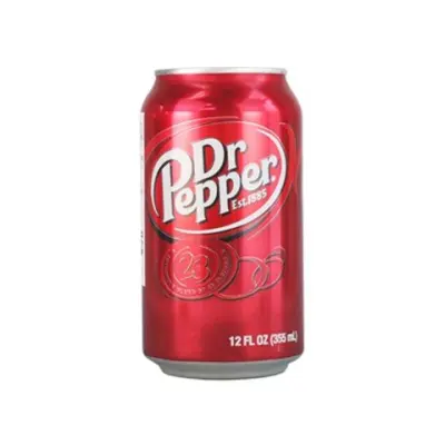 Nước ngọt Dr Pepper Soda 355ml /lon của Mỹ (1 cây 12 lon)