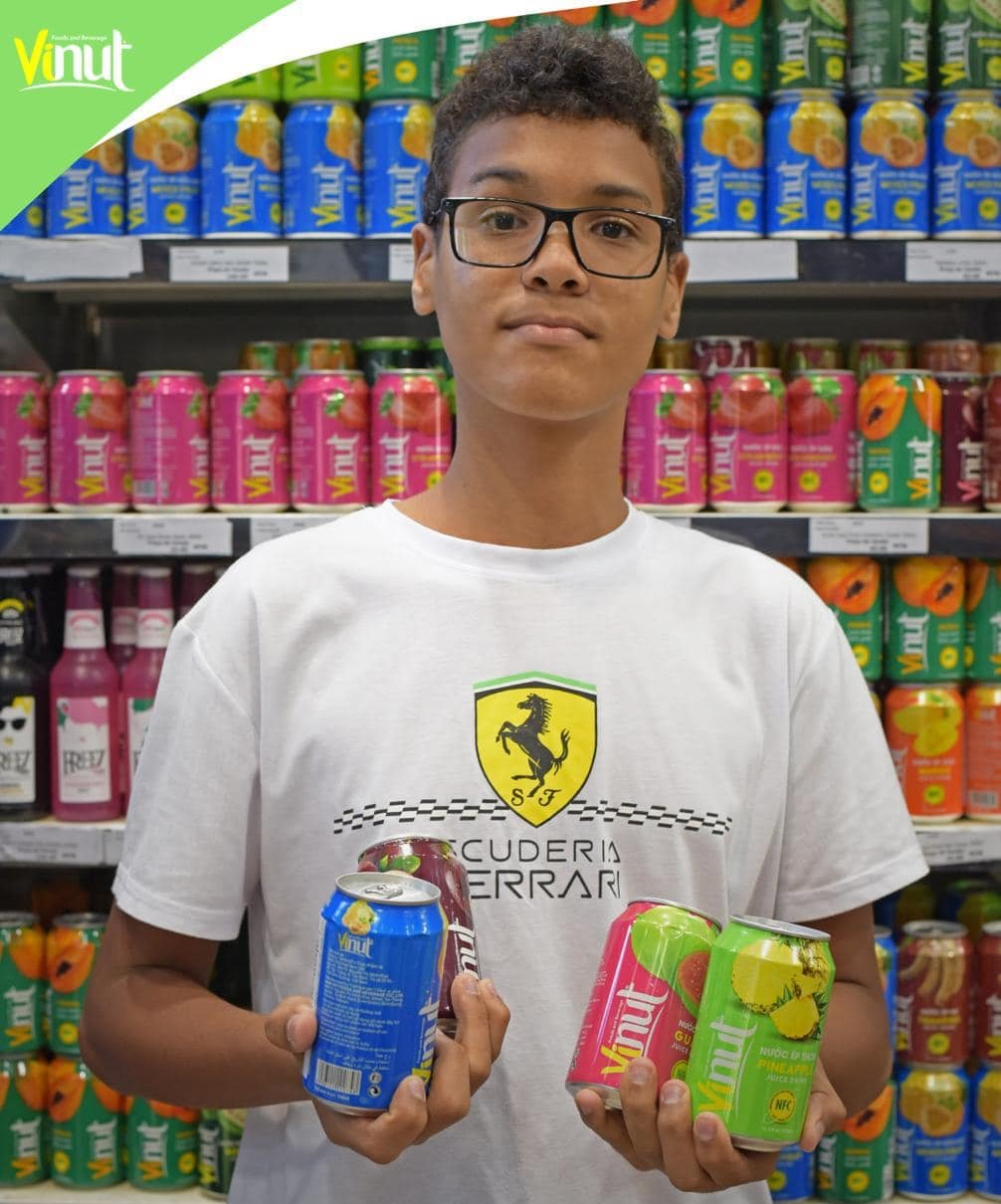 [KHAY 24 LON] Nước Ép Thơm Vinut 330ml