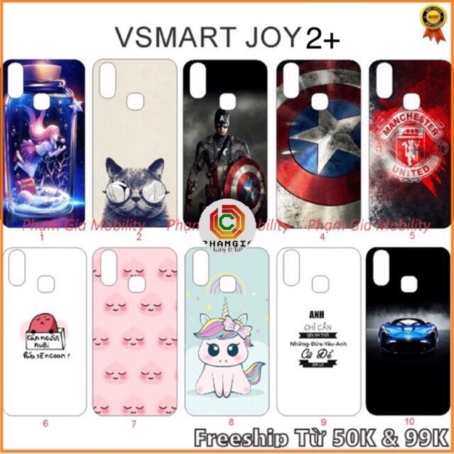 Ốp lưng Vsmart Joy 2+ Hình đẹp, sắc nét (P1)