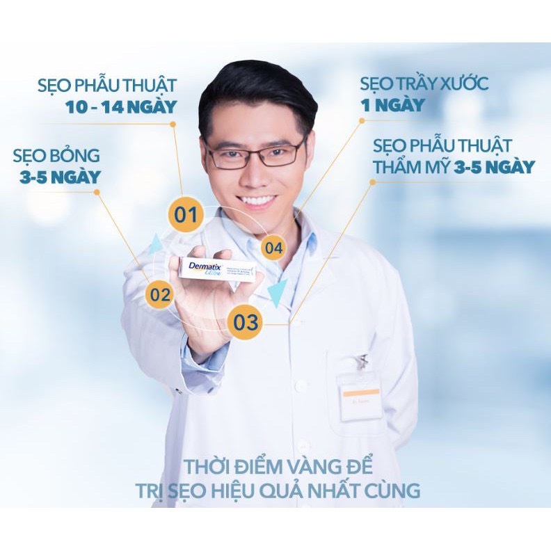 Kem sẹo Dermatix Ultra 15G