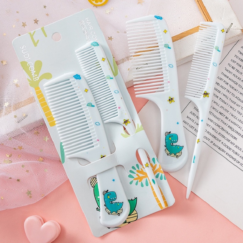 Set 2 Lược Chải Tóc Hình Cute