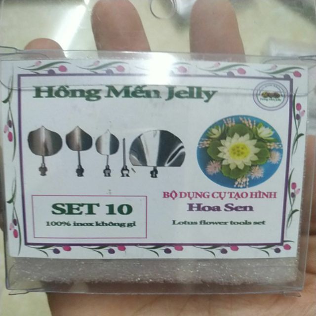 Dụng Cụ Làm Thạch 3D Bộ 5 Kim Các Hoa Hot Nhất