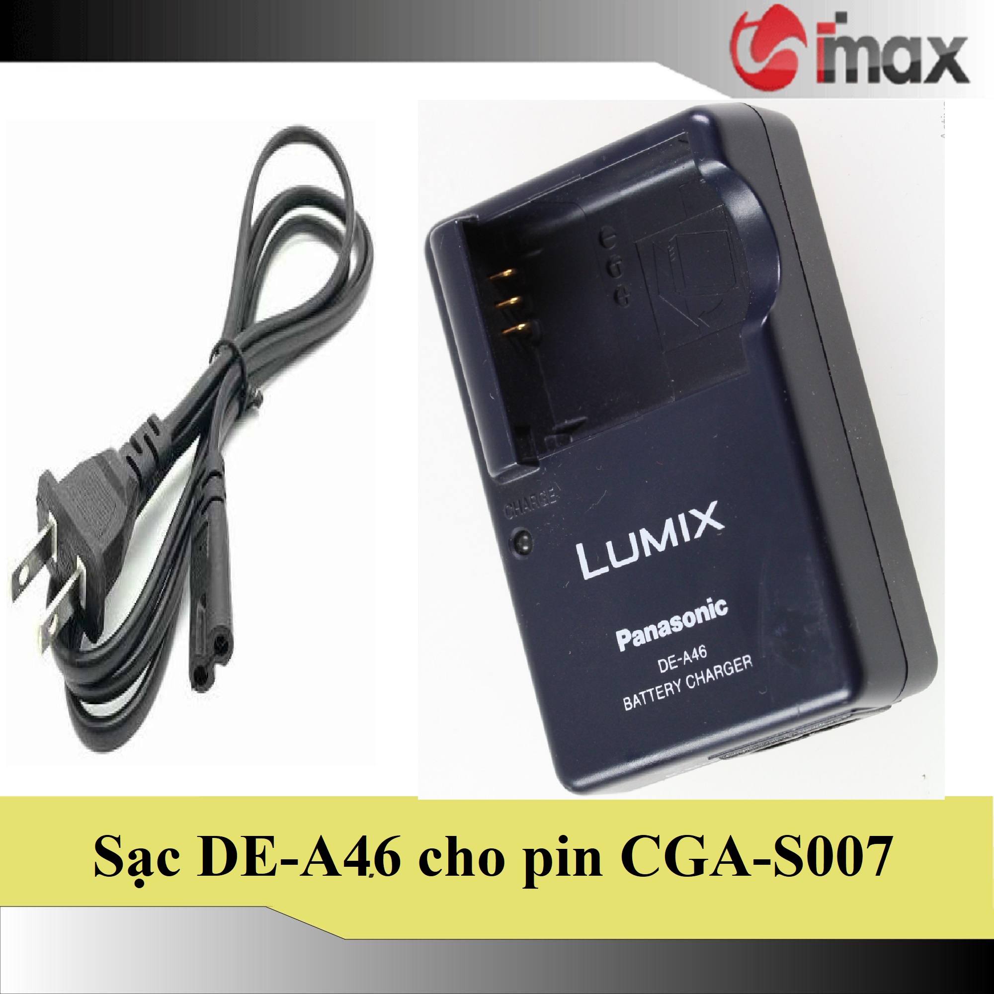 Sạc máy ảnh DE-A46  (cho pin CGA-S007) - Hàng nhập khẩu