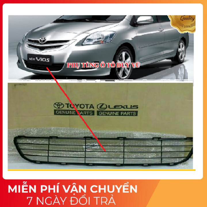 LƯỚI GIÓ CẢN TRƯỚC TOYOTA VIOS 2008 - 2013