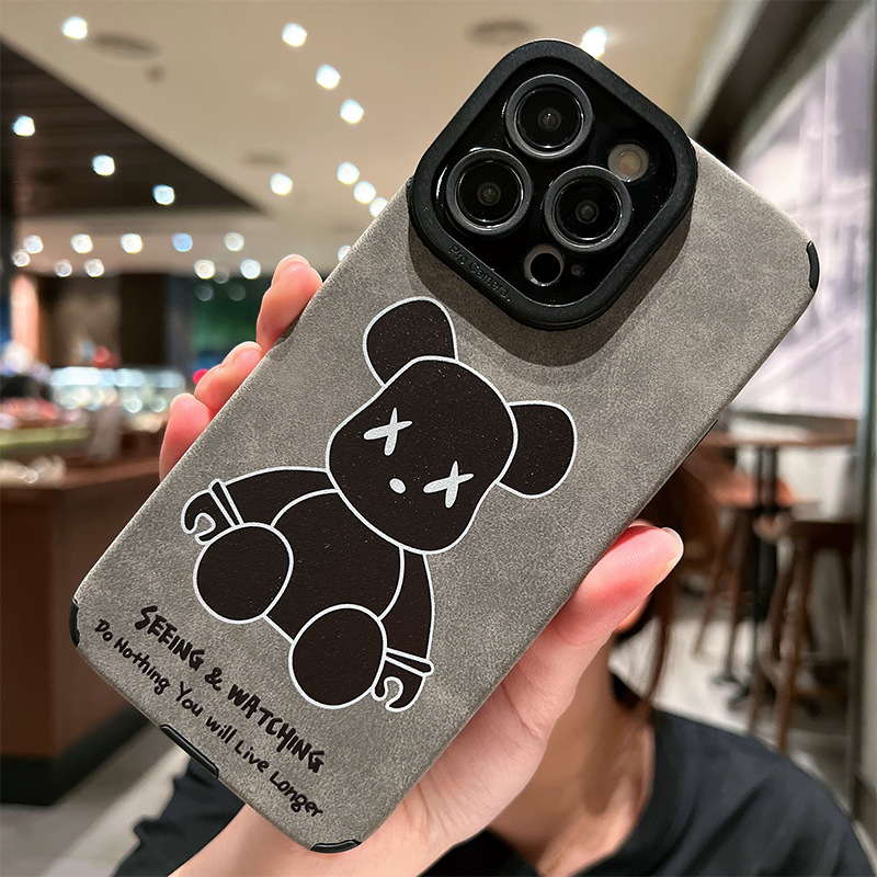 Ốp lưng iphone in hoạ tiết Kaws 3D da lộn cho 7plus/8plus/x/xs/xsmax/11/12/13/14/pro/max/promax/plus/shin/case