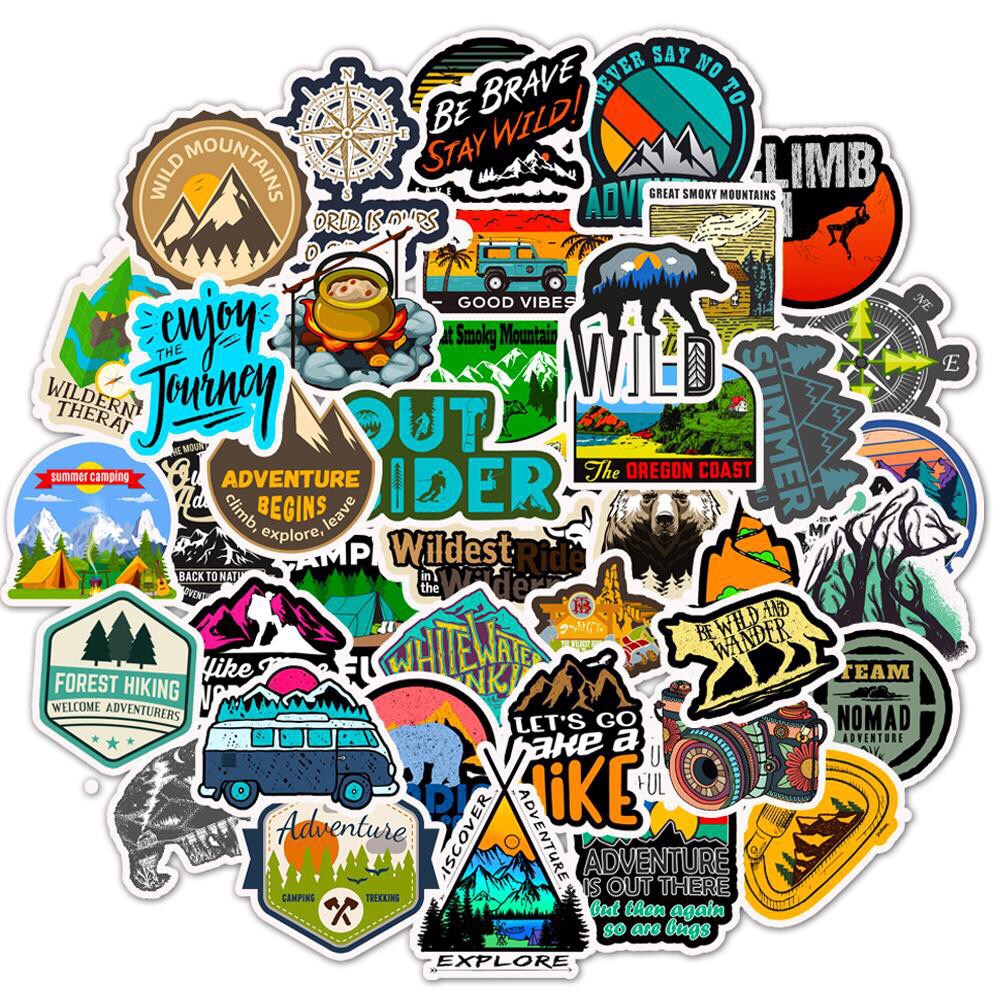 [HCM]Sticker hình dán phong cách đi phượt
