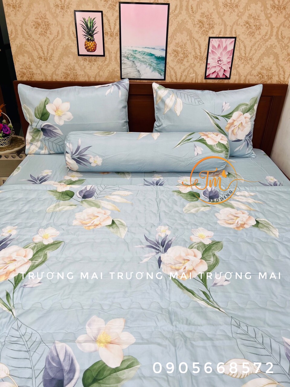 Chăn ga gối lụa tencel mềm mát mượt vô cùng
