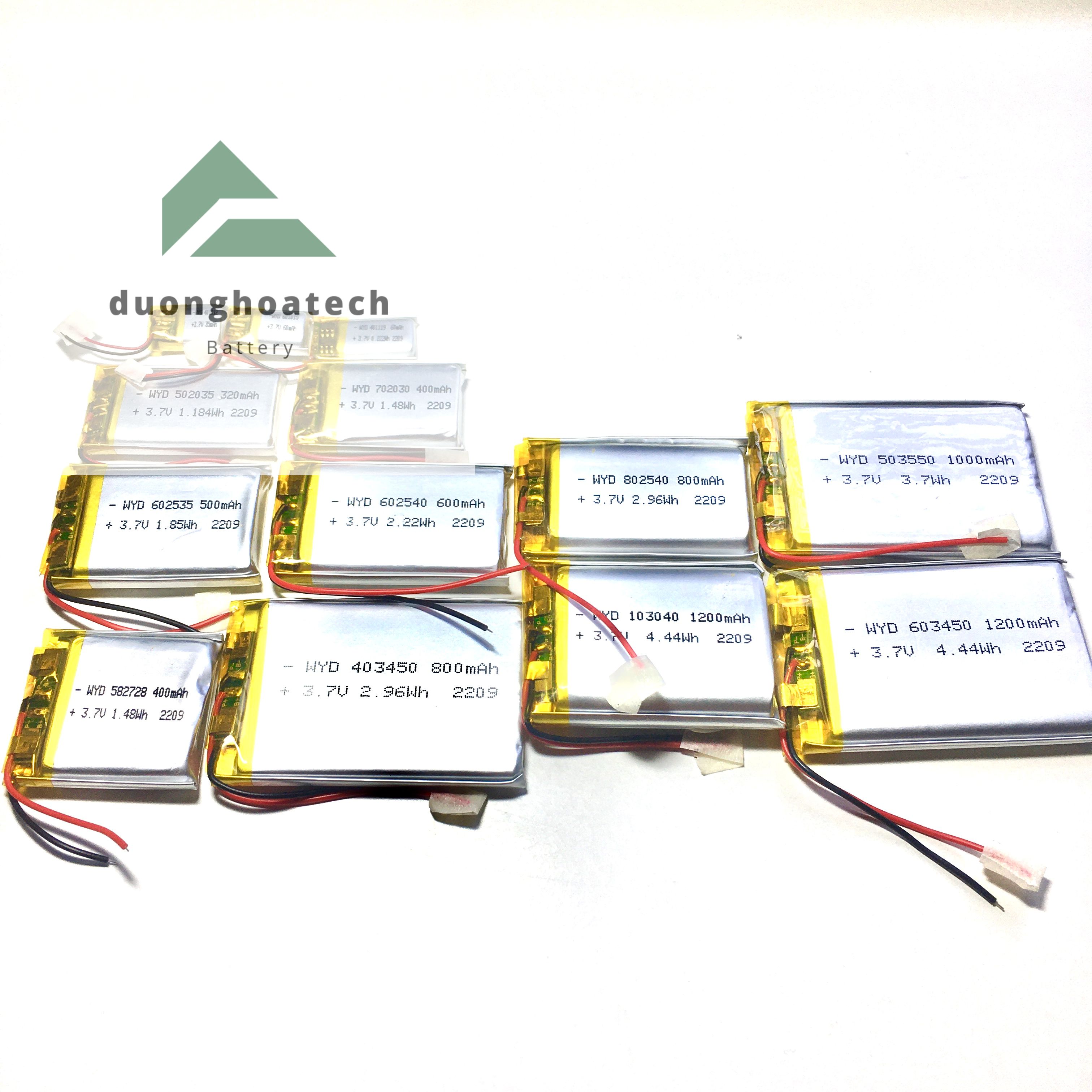 [HCM]Pin Lithium Polymer 3.7V 300mAh 6x20x30 mm