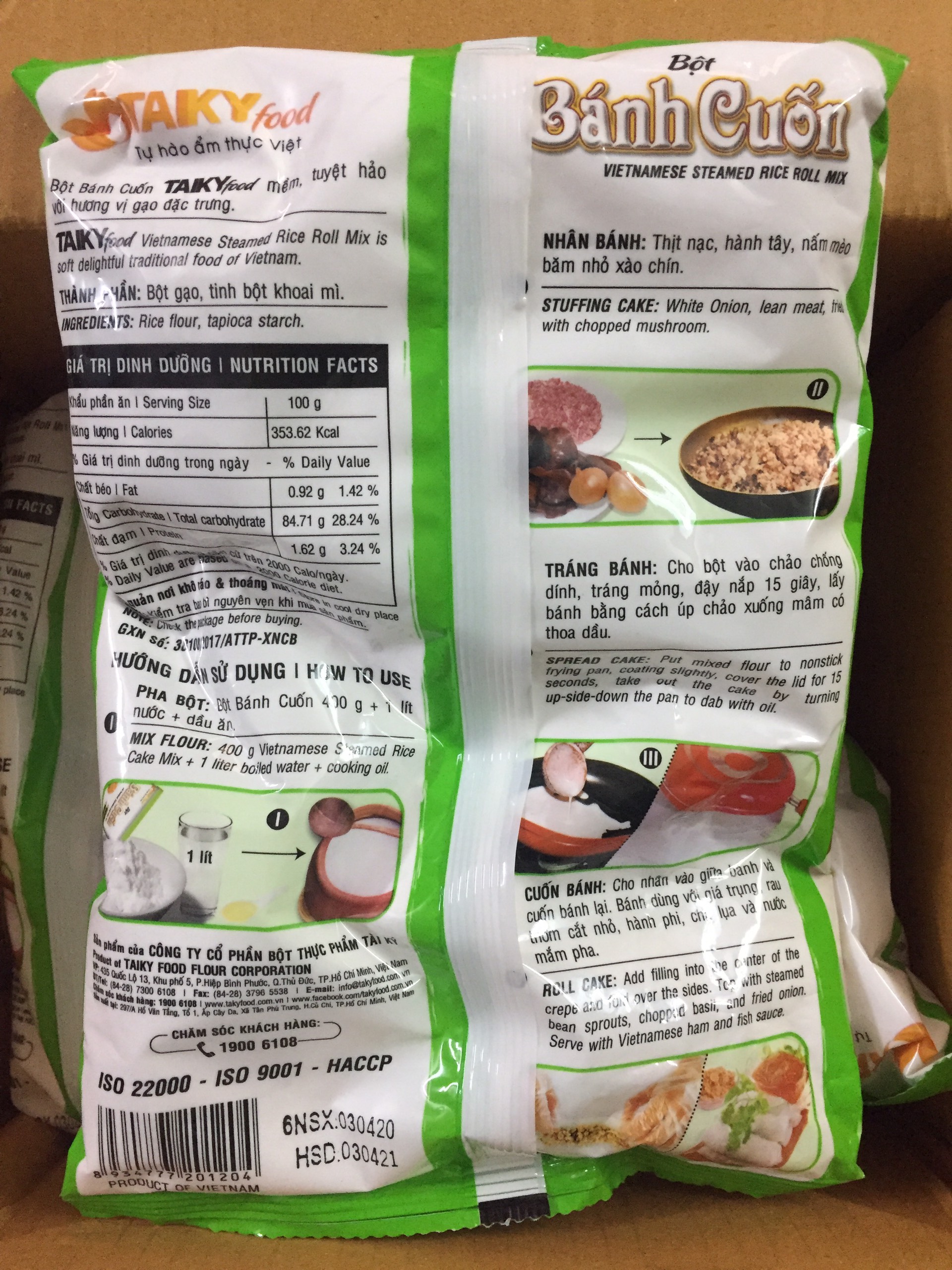 Bột Bánh Cuốn Tài Ký 400gr