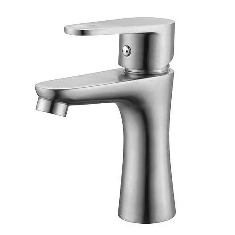 Vòi lavabo nóng lạnh inox 304