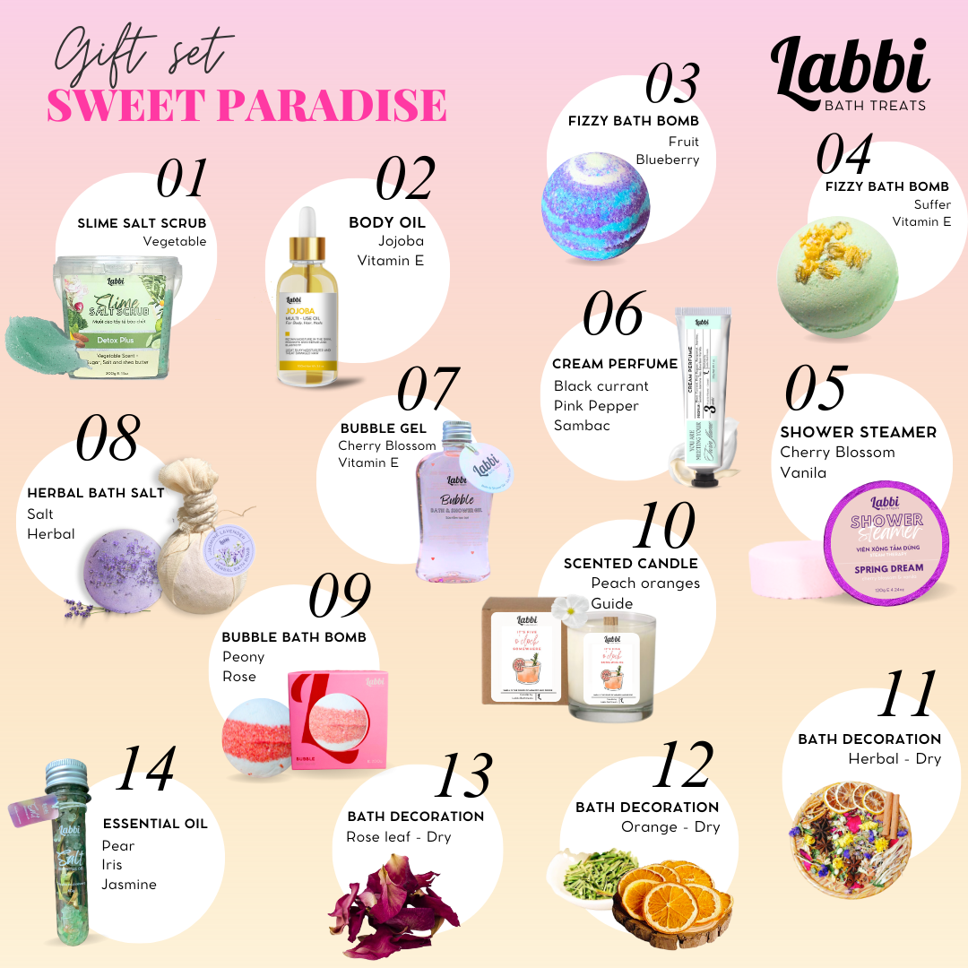 Set quà tặng Sweet Paradise [LABBI]
