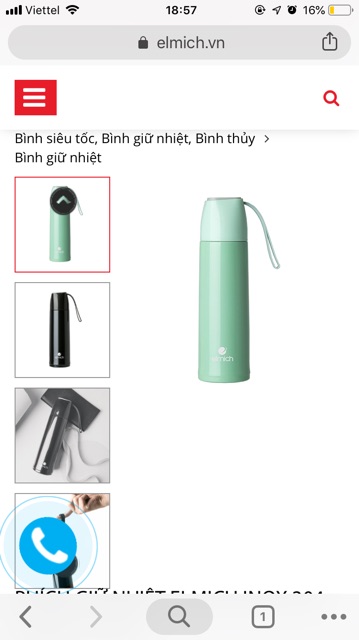 BÌNH GIỮ NHIỆT ELMICH INOX 304 500ML EL3658