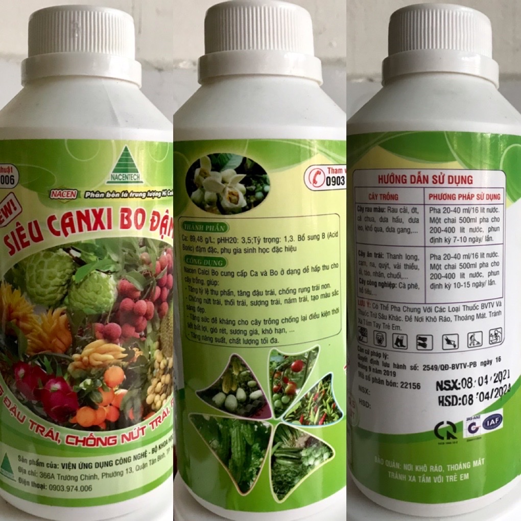 Phân Bón Canxi Bo