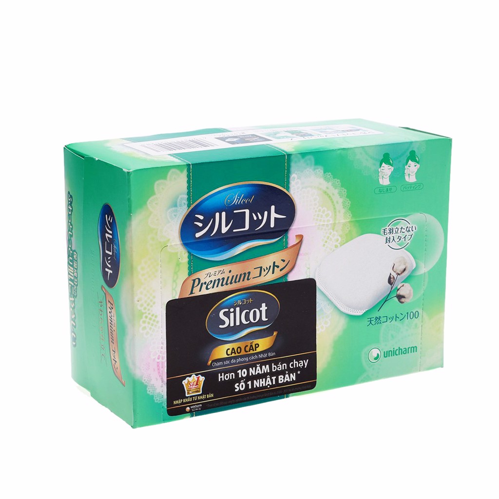Bông Tẩy Trang Silcot Soft Touch Premium Cotton 66 Miếng