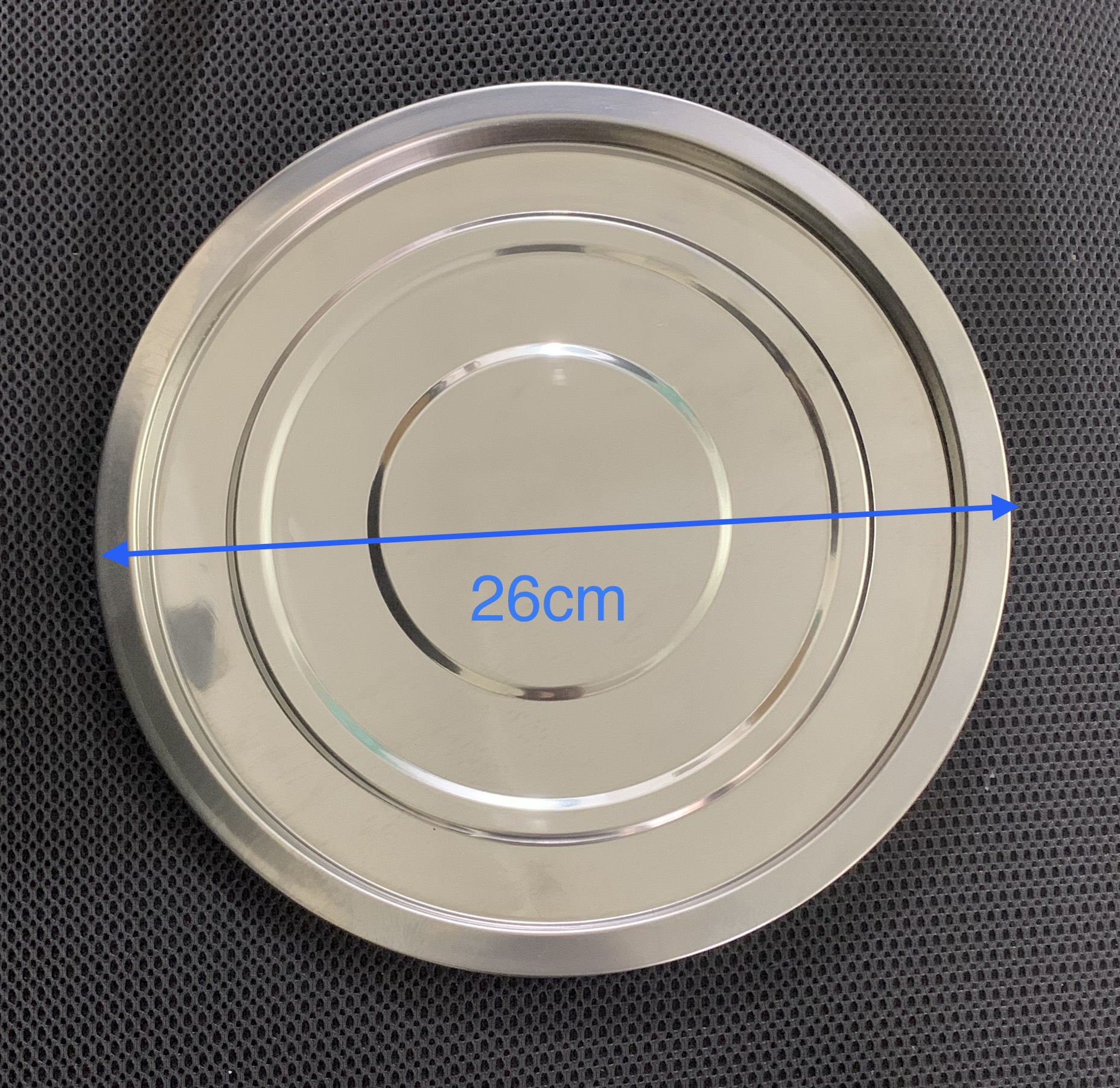 Dĩa lót bếp cồn tròn (26cm)