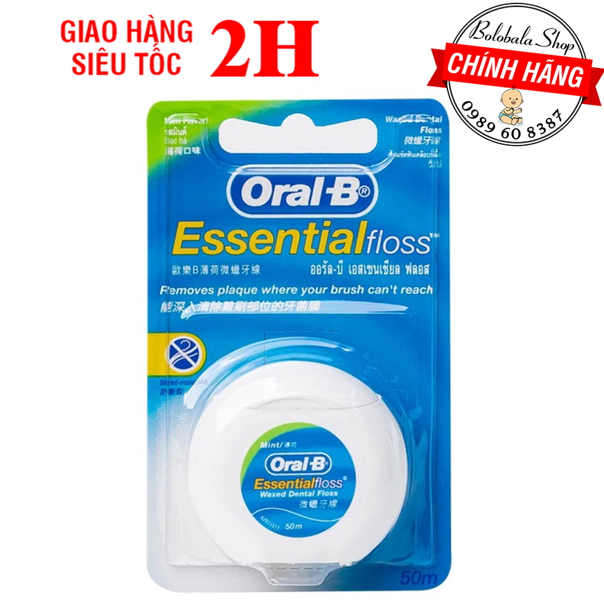 Chỉ tơ nha khoa Oral-B Essential Floss 50m