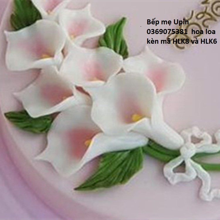 Combo 2 khuôn silicon hoa loa kèn làm bánh