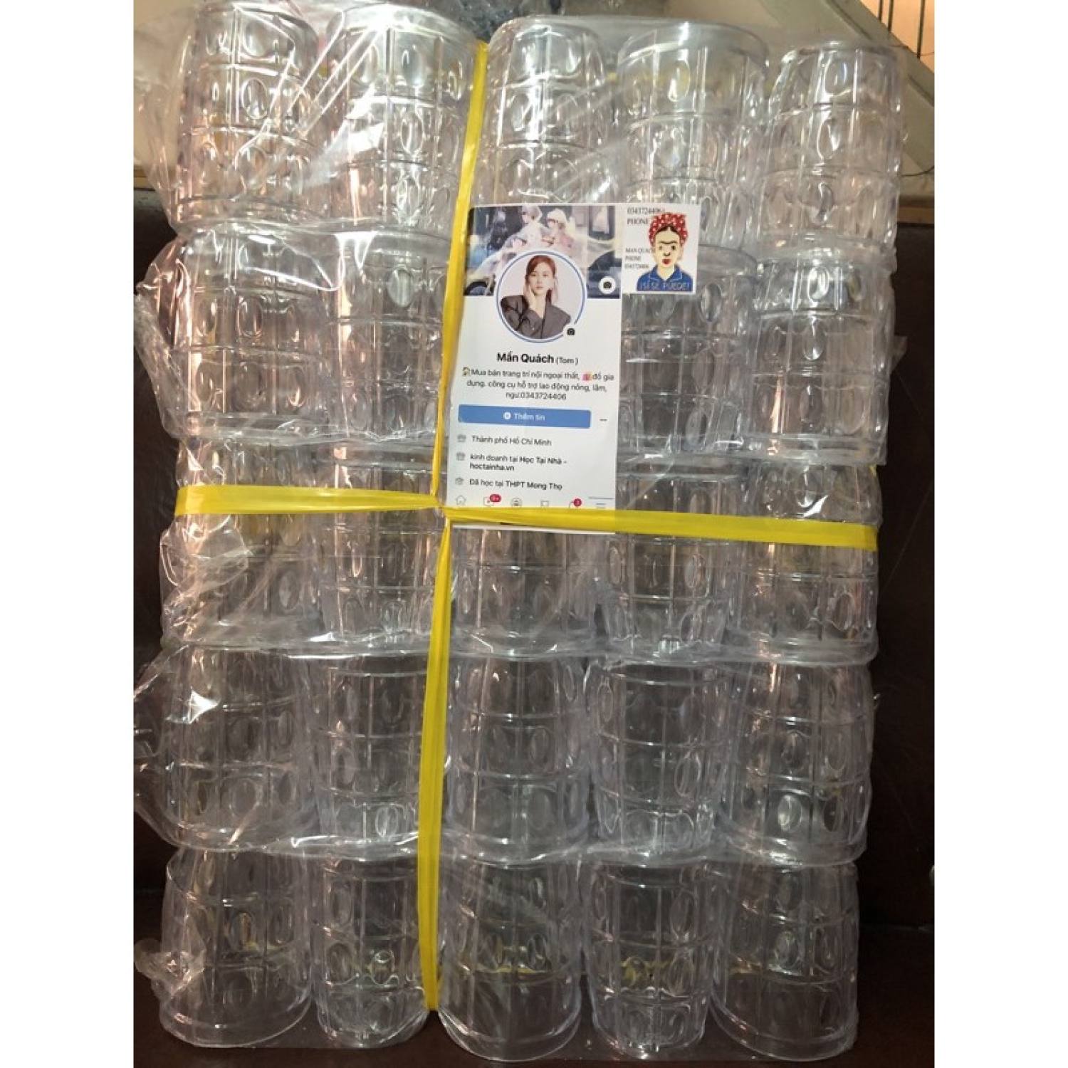 ly mica 10 cái 55k loại giày