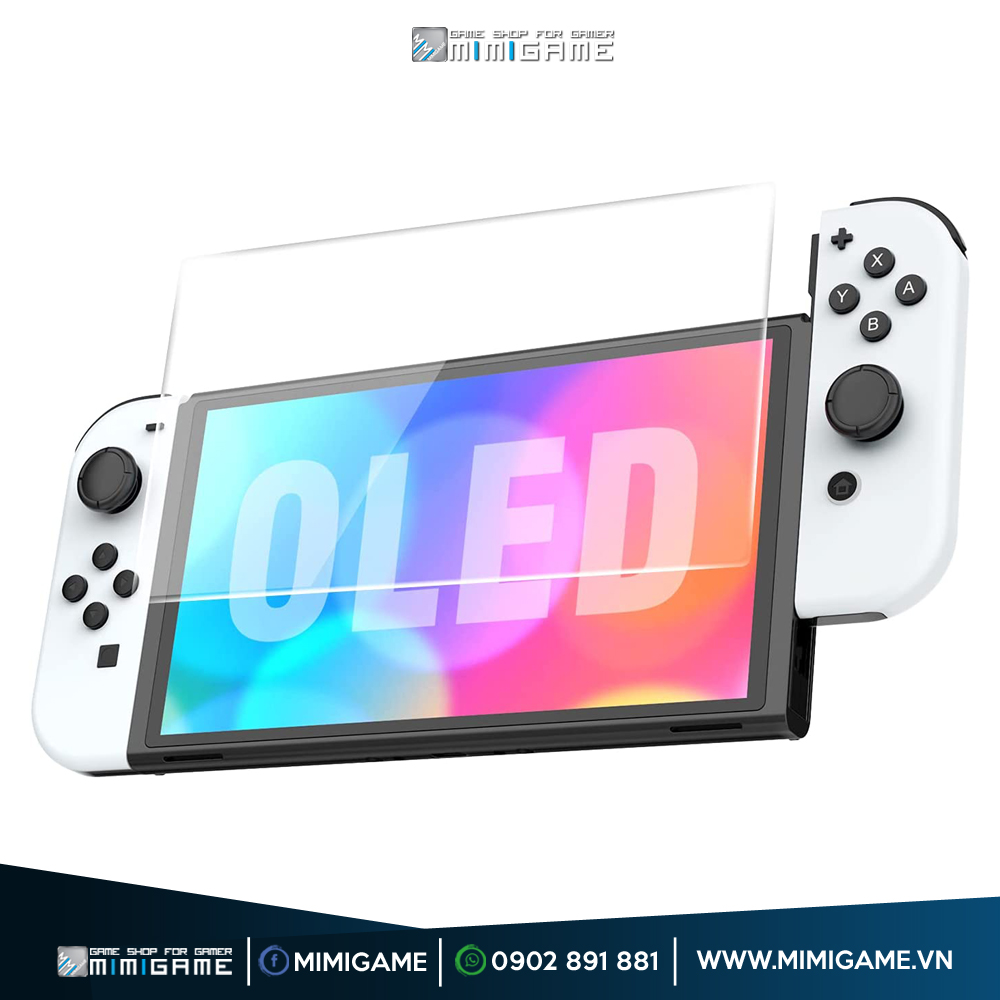 [HCM] Miếng Dán Màn Hình Cường Lực Cho Máy Nintendo Switch OLED