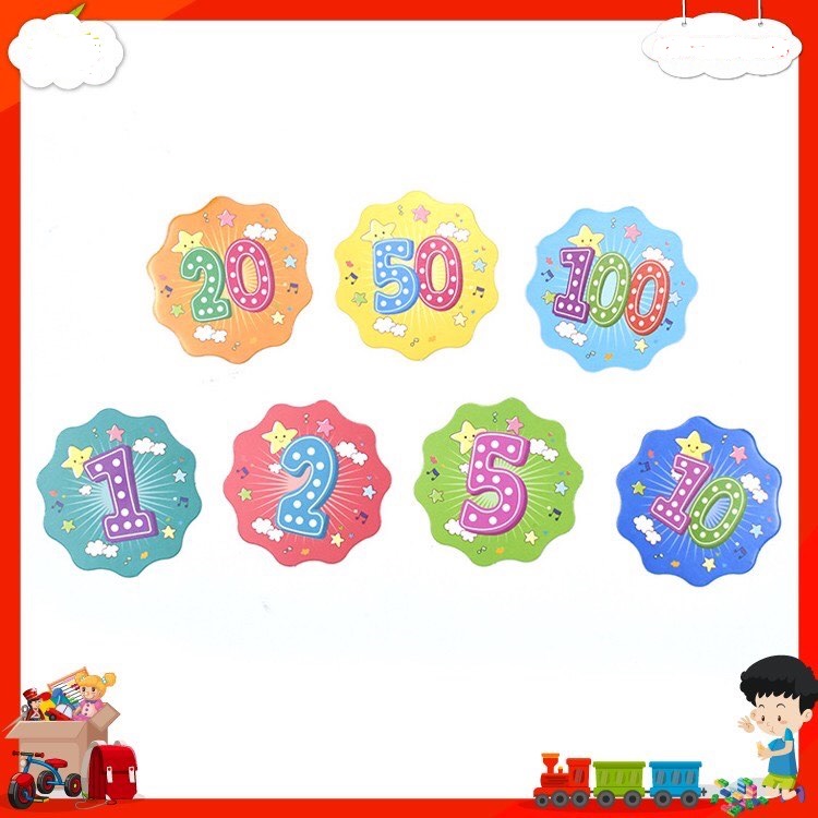 Túi 100 Bông Hoa Điểm Tốt Có Số