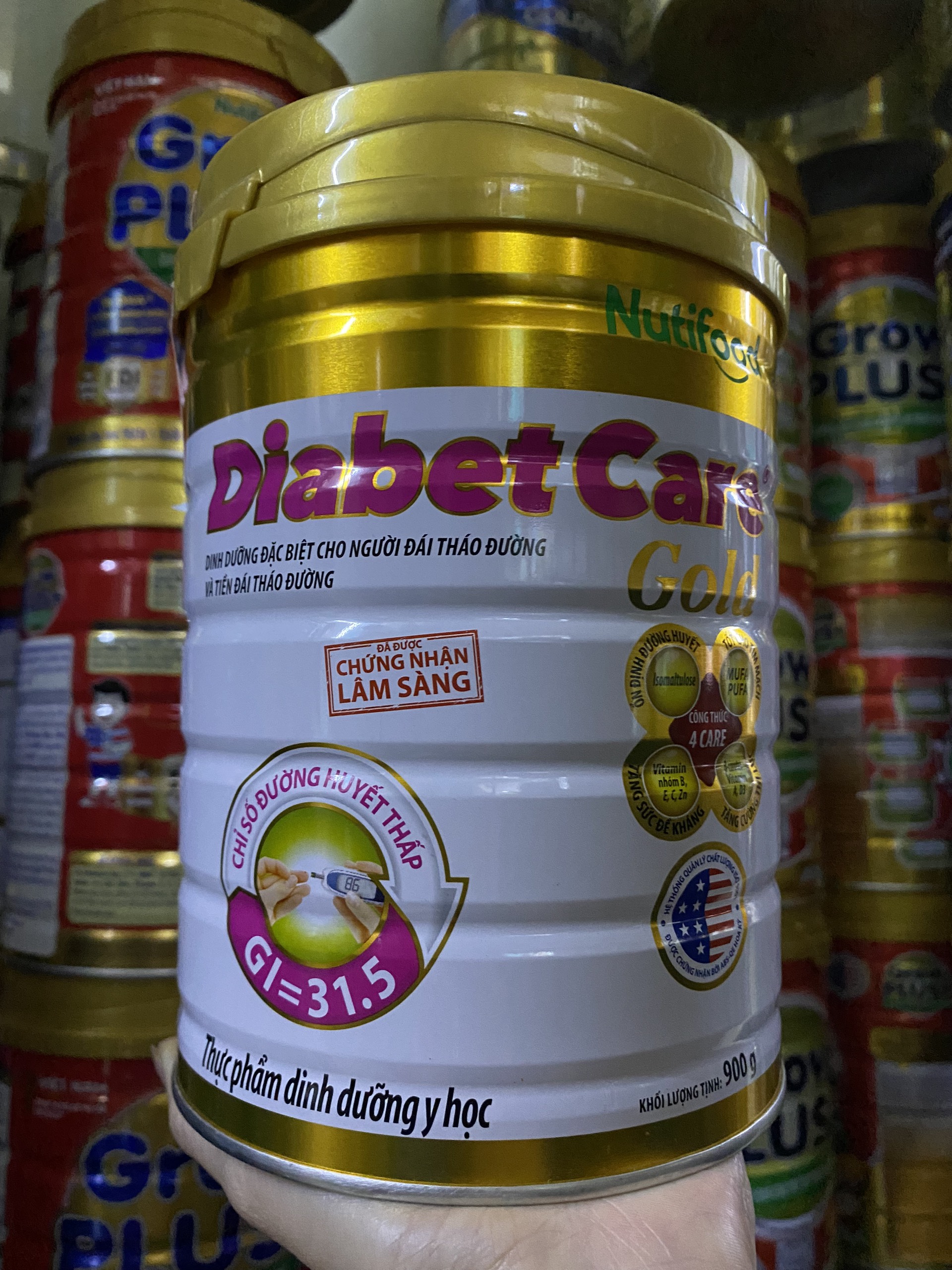 Sữa DiabetCare Gold ̣900g Cho người tiểu đường