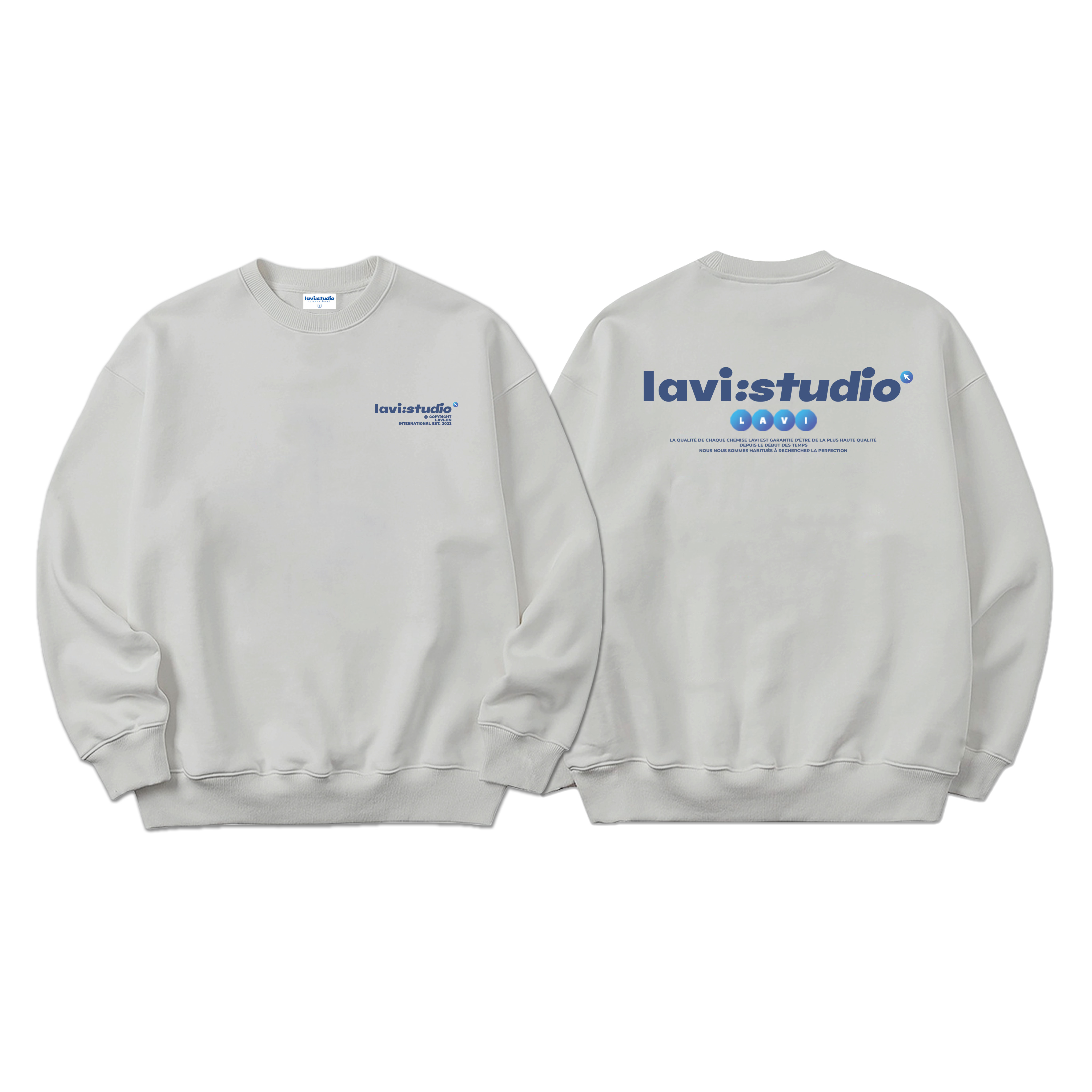 Áo Sweater Form rộng Lavi - Studio nỉ chân cua