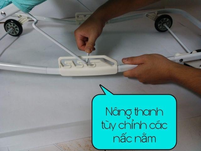 Nôi ru con seebaby R1 cho bé yêu