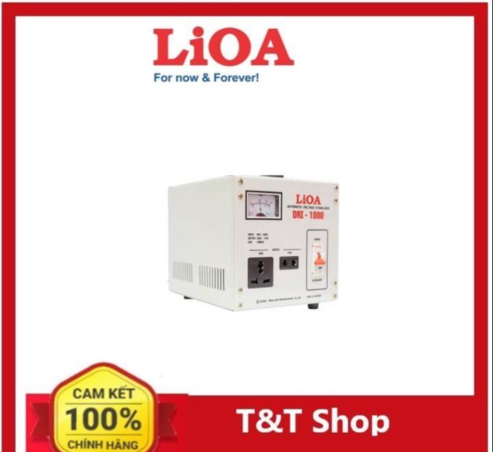 Ổn áp Lioa 1KVA dải 90(DRI-1000) đến 150( SH-1.000II )