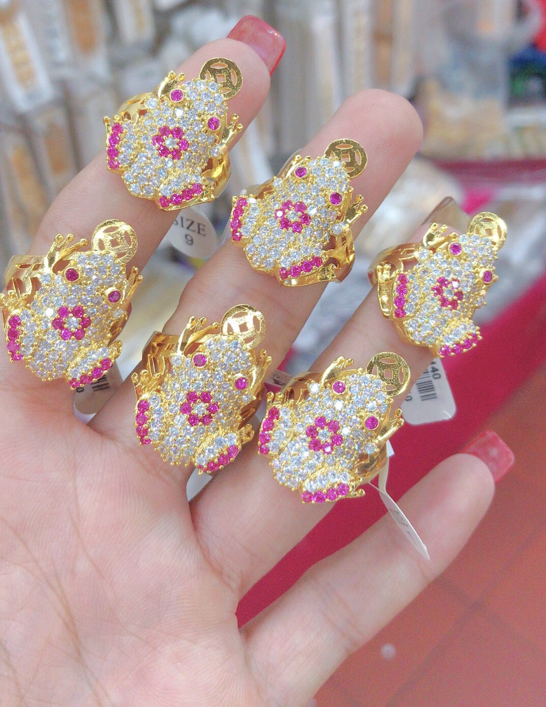 Nhẫn Nữ Mạ Vàng 18K  Mẫu 0471904 - Mang đi chơi, đi tiệc đều đẹp - Tubi Cony - trang sức nữ