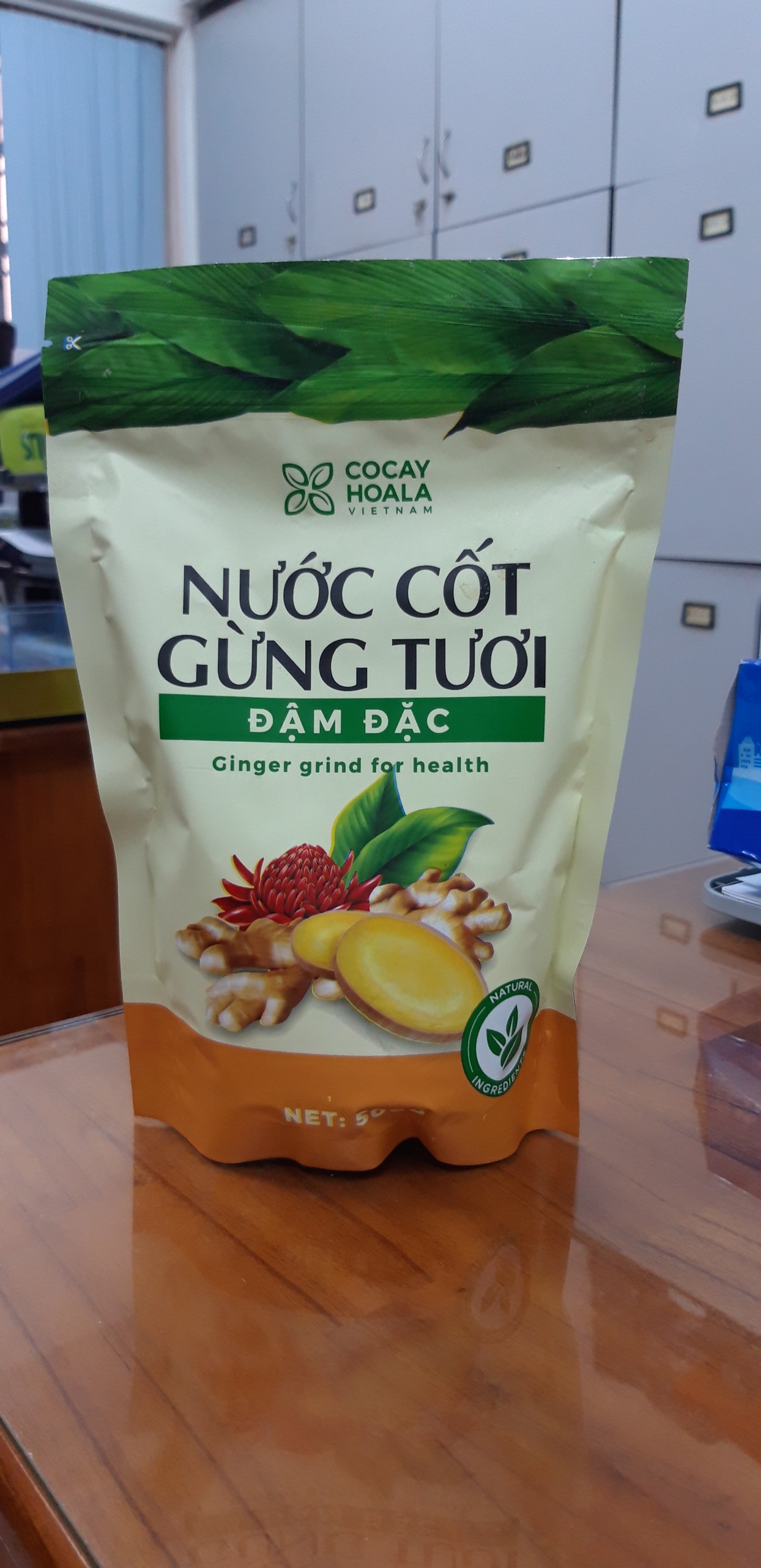 Nước cốt gừng tươi đậm đặc